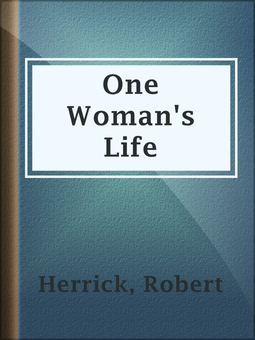 Cover image for One Woman's Life